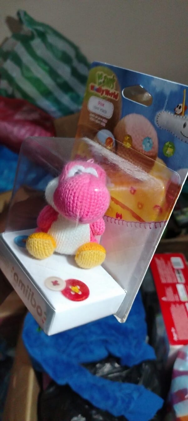 Amiibo Green Pink Yoshi [Yoshis Woolly World Series - Image 2