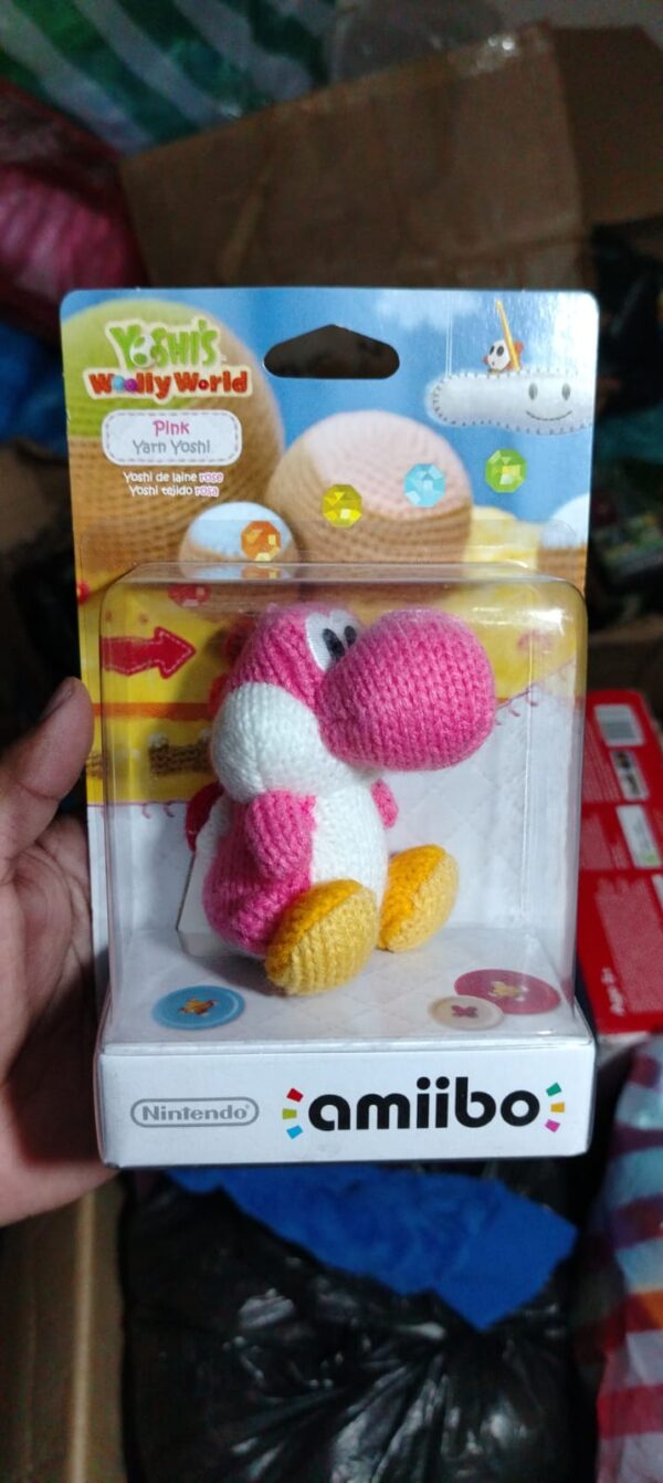 Amiibo Green Pink Yoshi [Yoshis Woolly World Series - Image 3