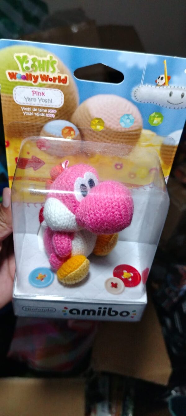 Amiibo Green Pink Yoshi [Yoshis Woolly World Series - Image 5