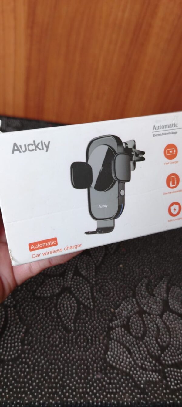 Auckly Cargador Inalámbrico Coche de 15W, [Agarre Automático 270°], Soporte Movil - Image 9